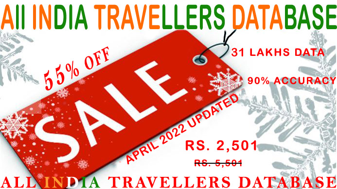 B2C Travellers Email Database